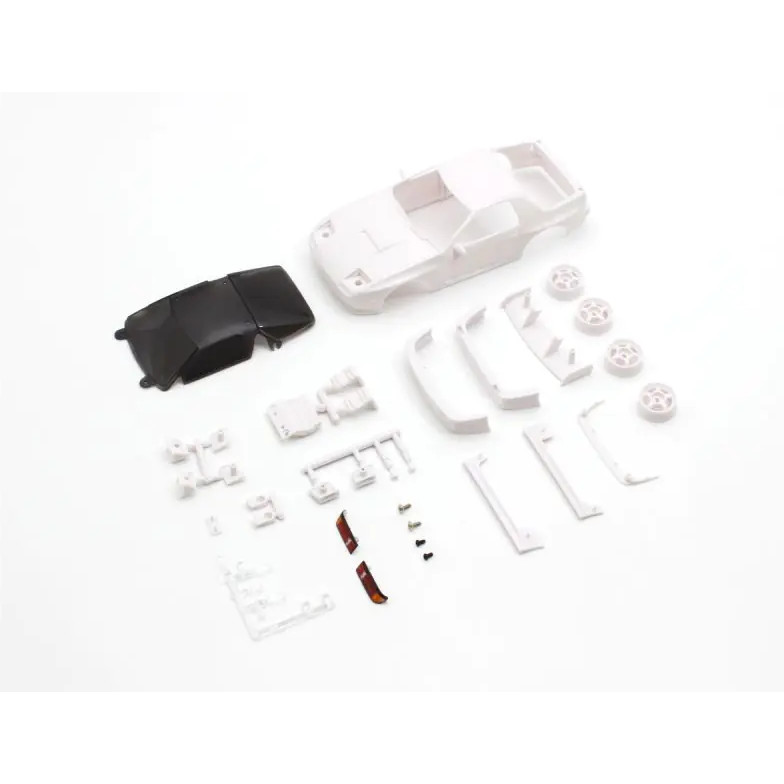Jingshang MINI-Z MR03 AWD MA030 RWD MA020 รถเปลือกสีขาว RX-7 FC3S MZN213 อุปกรณ์เสริม