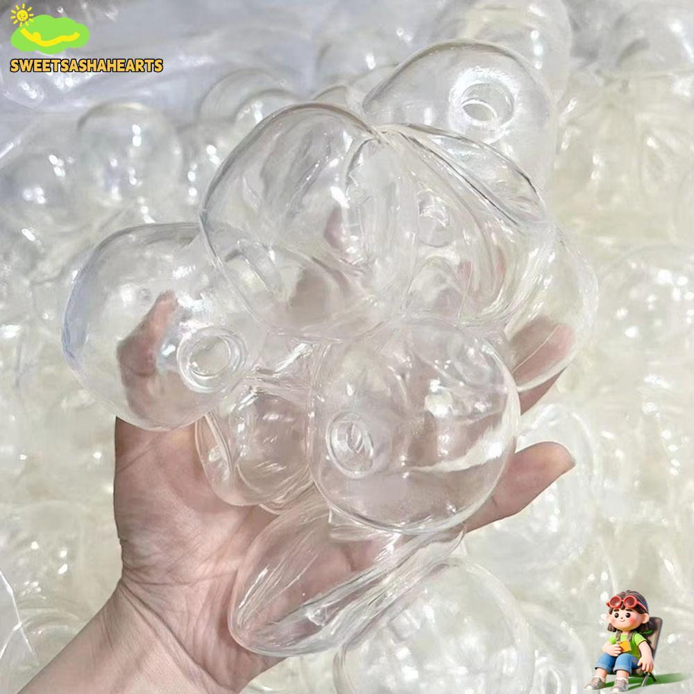 SWEE 10PCS Air Ball ของเล่น, Squishy Texture รูปร่างทรงกลมบีบของเล่น,ตลกช้า Rebound TRP Squishy ของเล่นบรรเทาความเครียดสํานักงานใช้