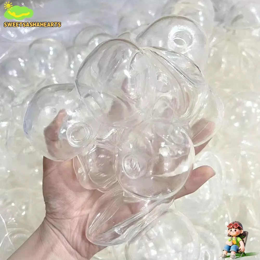 SWEE 10PCS Air Ball ของเล่น, Squishy Texture รูปร่างทรงกลมบีบของเล่น,ตลกช้า Rebound TRP Squishy ของเล่นบรรเทาความเครียดสํานักงานใช้