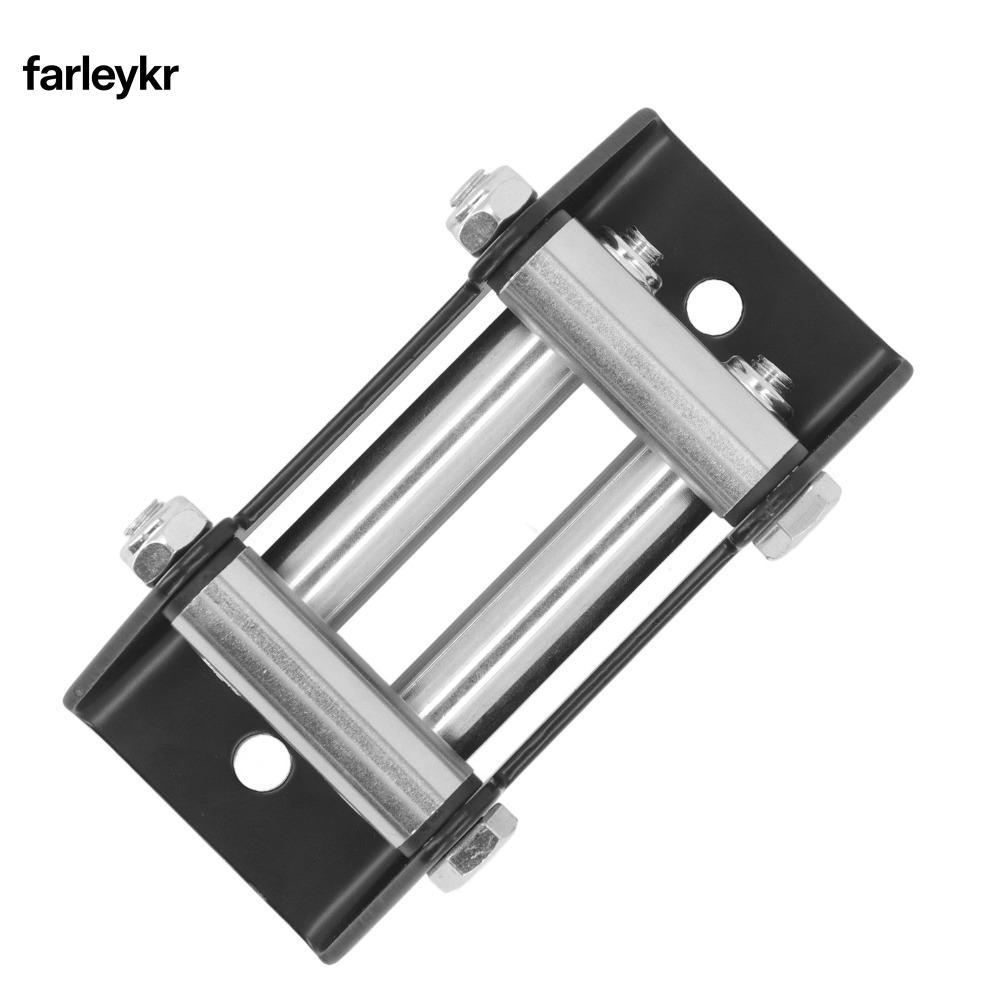 FARL Roller Fairlead, Universal Mount ความแข็งแรงสูงเหล็ก Winch Roller Fairlead, ทนทาน 4500LB Nut Di