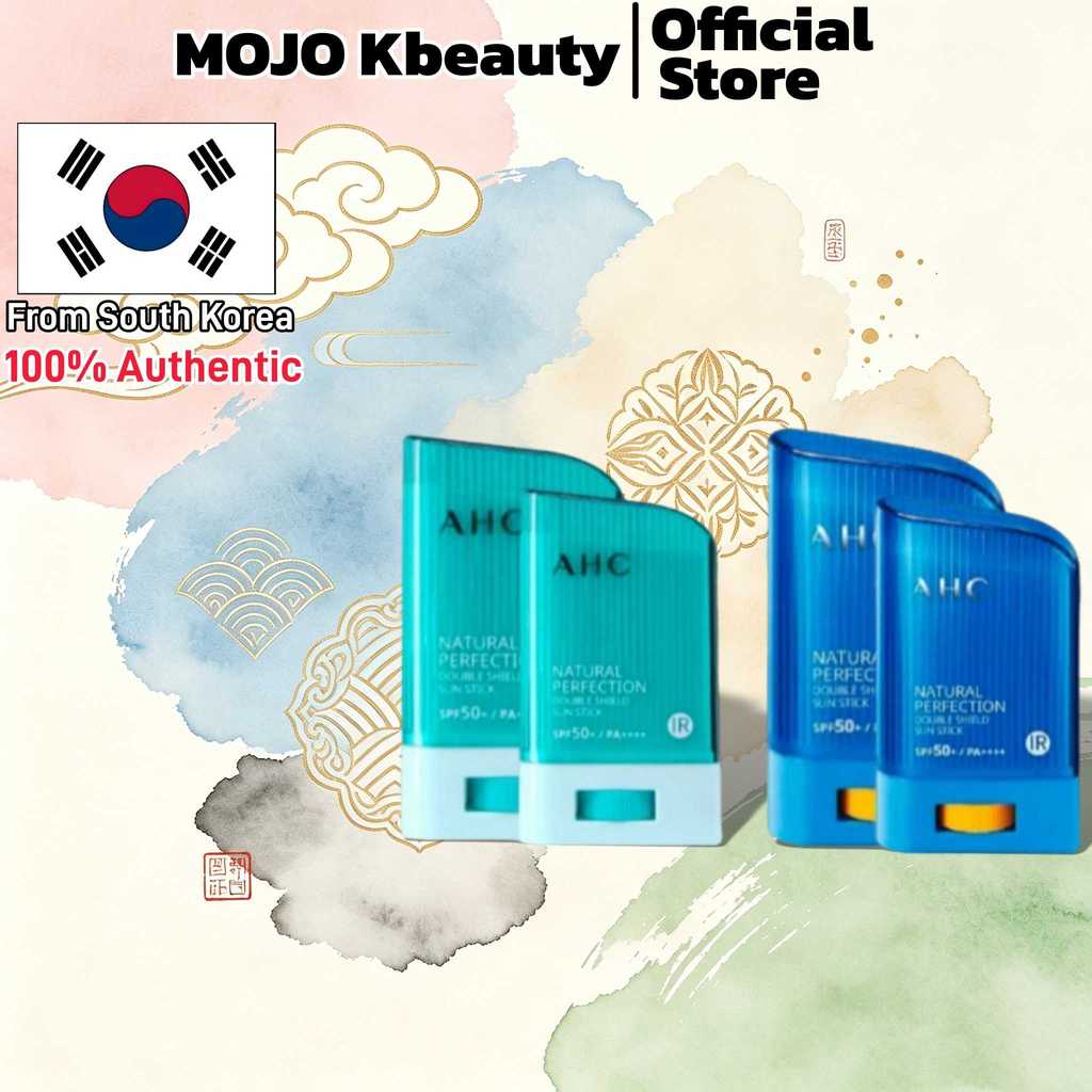 [AHC]Double Sunscreen Stick Green 14g{22g}/Double Sunscreen Stick Blue 14g{22g}