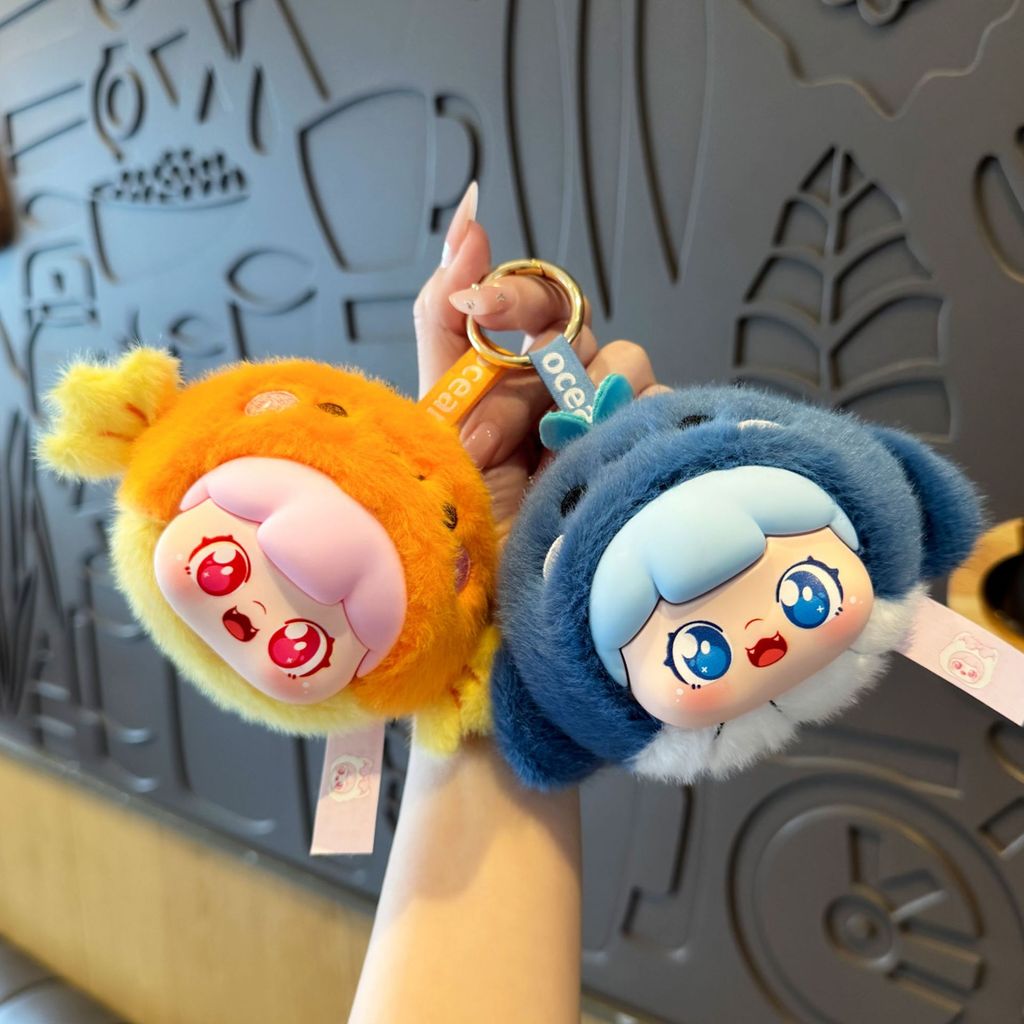 อินเทรนด์เล่นตุ๊กตาจี้ขนาดเล็กสัตว์ทะเลลูกหวานจี้พวงกุญแจของขวัญเล็กๆปลาวาฬพวงกุญแจจี้
