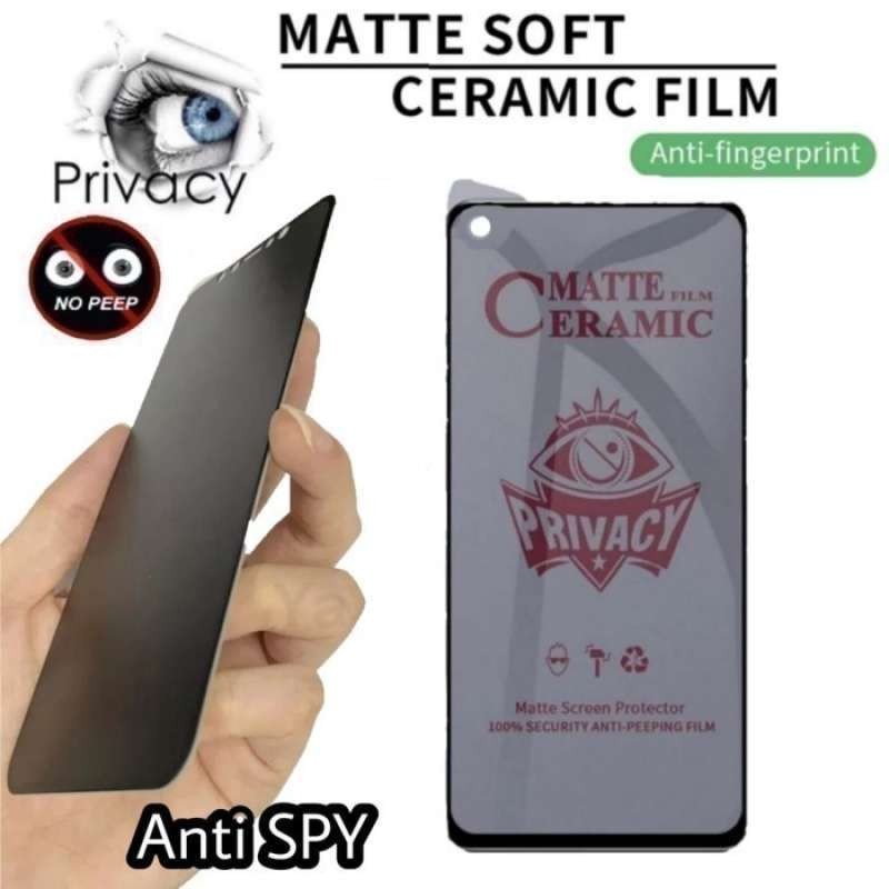 กระจกนิรภัยเซรามิค Matte Spy Asus Zenfone Max Pro M1 Zenfone Max Pro ZB60kL ZB602K ZB631KL Matte TG 