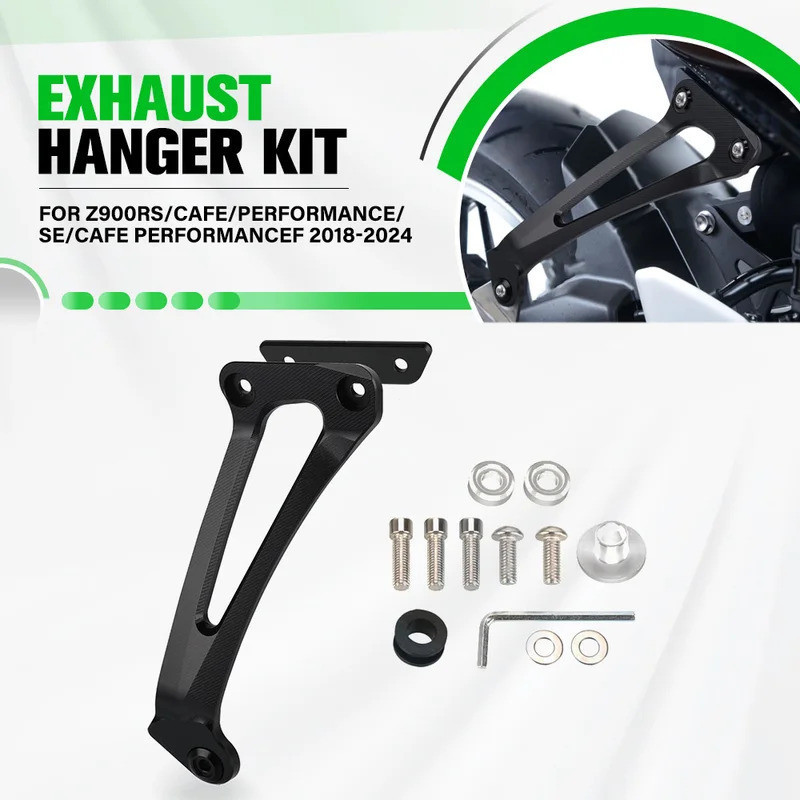 สําหรับ Kawasaki Z900RS/Z900RS Cafe/Z900RS Performance/Z900RS SE ไอเสียแขวนวงเล็บด้านหลังเท้า Peg ลบ