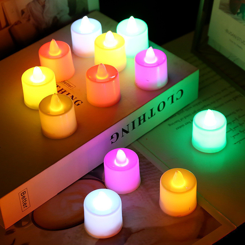 LoomLab litai เทียน led เทียนปลอม เทียนไฟฟ้า แถมถ่านในตัว เทียนอิเล็กทรอนิกส์ตกแต่งห้อง
