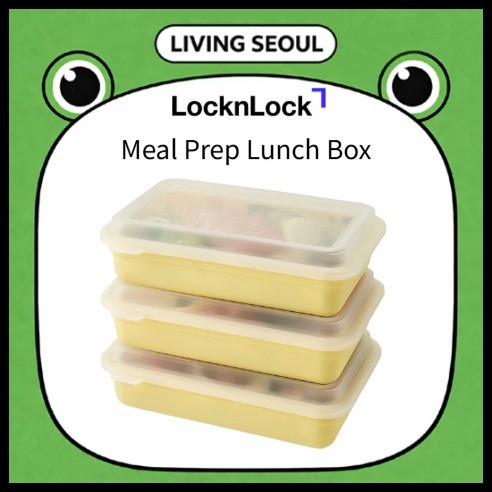 LocknLock / DosiLock Meal Prep Daily Lunch Box 3P Set / Made in Korea Authentic K-Food Value Pack