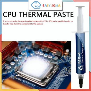 Arctic Silicone MX-6 Thermal Compound 4 กรัม mx4 ซิลิโคนระบายความร้อน ลดความร้อนอย่างดี cpu gpu