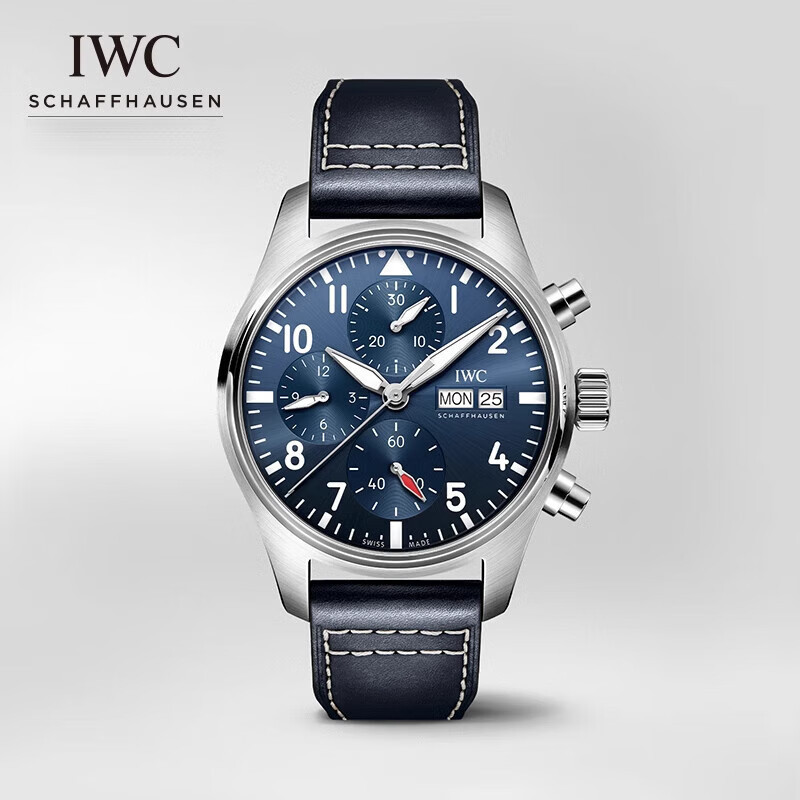 IWC (IWC) Pilot Series Chronograph 41 Mechanical Watch Watch Container Gift Box Blue