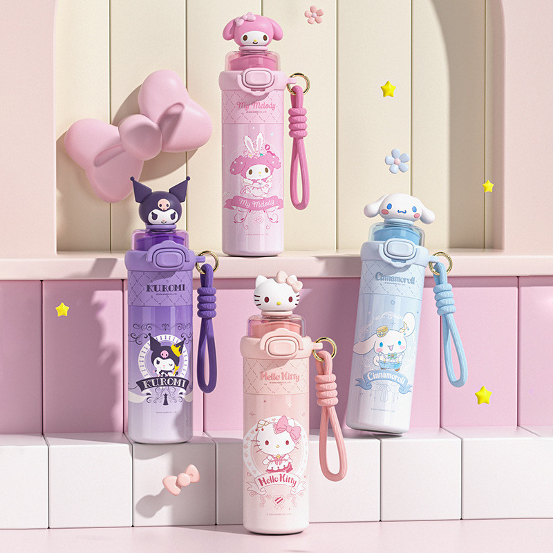 ใหม่ Sanrio Thermos Cup Boys Girls Students School Start School Use Hello Kitty Cup ของขวัญวันเกิดของขวัญ