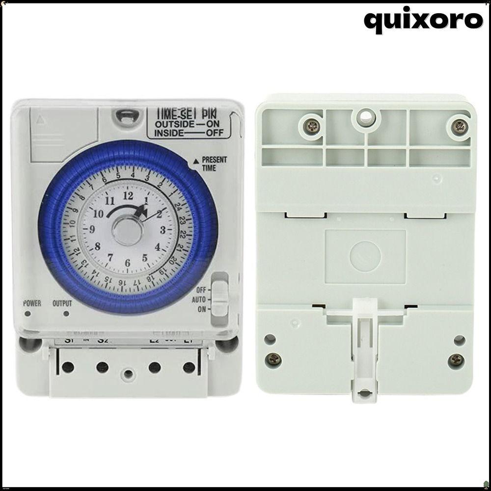 QUIXORO Interval Controller, Easy To Operate โปรแกรมควบคุมที่แม่นยํา, ประหยัดไฟฟ้า Analog Time Contr