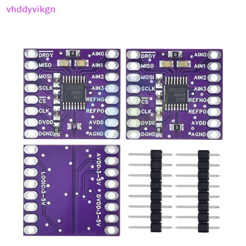 VHDD 16 บิต 24 บิต ADS1120 ADS1220 ADC บอร์ดช่วงแรงดันไฟฟ้ากว้างสําหรับสัญญาณ PLC อ่านและการตรวจสอบแ