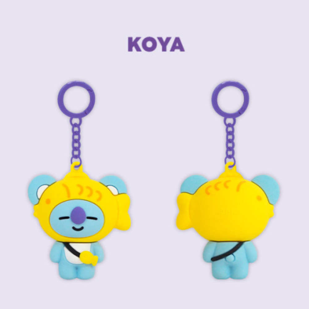 BT21 STREET FOOD FIGURE KEYRING_KOYA