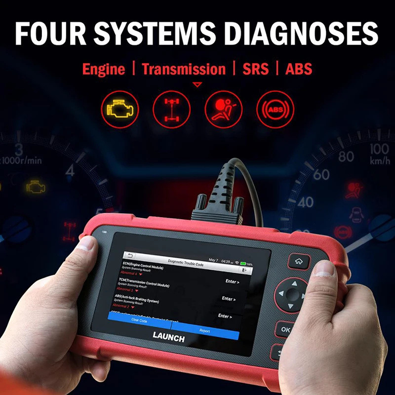 X431 CRP123X V3.0 เครื่องตรวจจับวินิจฉัยรถยนต์รุ่นต่างประเทศ Global LAUNCH ZWHY