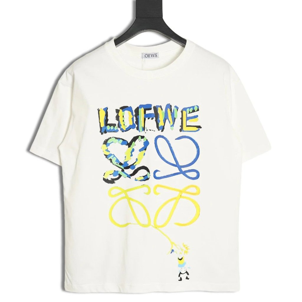 Loewe Loewe 24SS เสื้อยืดแขนสั้น Little Panda