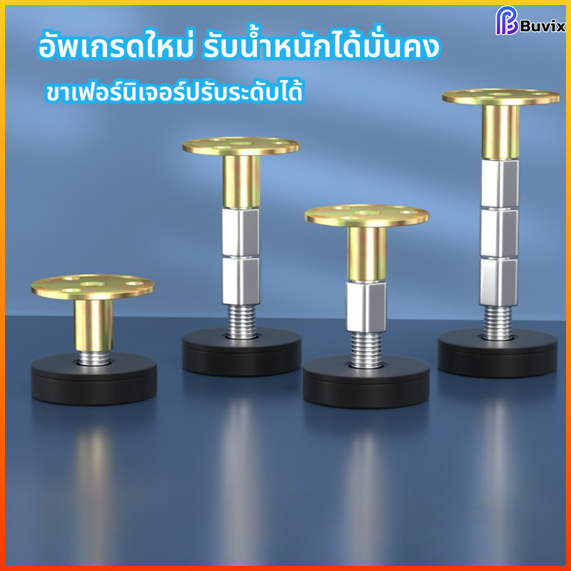 Buvix ตัวยึดหัวเตียง ป้องกันการโยกและเสียงดัง ติดเองไม่ต้องเจาะ แผ่นลดแรงสั่นสะเทือนและป้องกันการชน