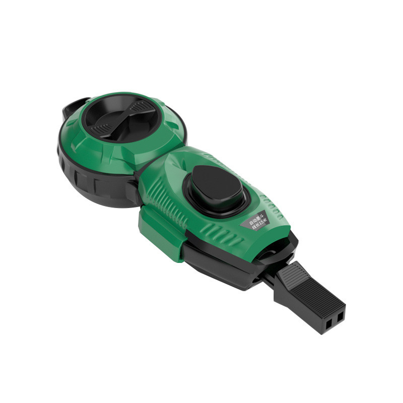 DXMProfessional Auto-Rewind Chalk Line Reel, 15M หนา Construction Marker, Fast Refill Woodworking La