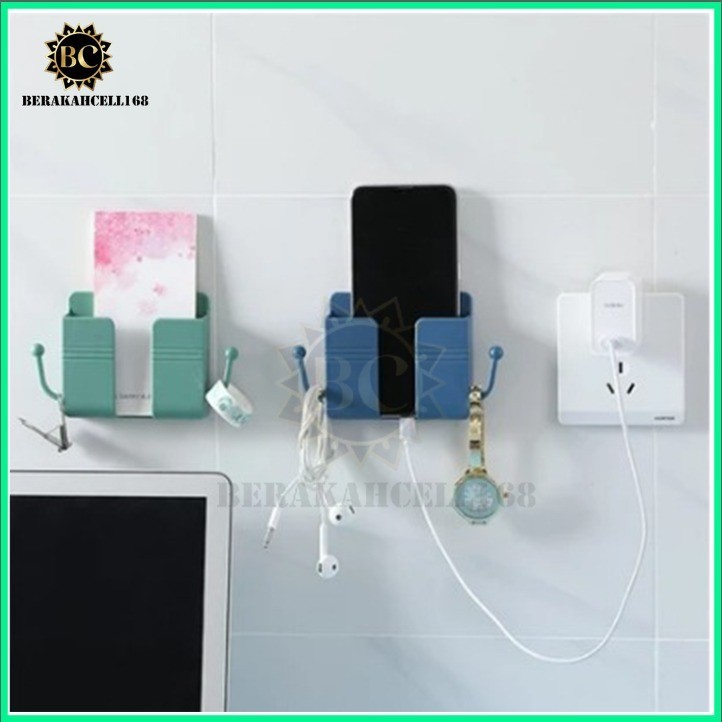 HP 2-Hook Wall Mount Holder / Mobile Phone CHARGER Holder Rack -BCL168