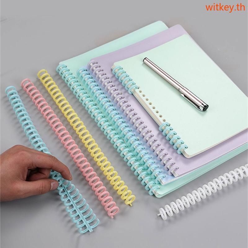 WIT 12 มม.Binding Comb 30 แหวน Binding Coils ขนาดใหญ่ Binding ความจุ Binder Spine