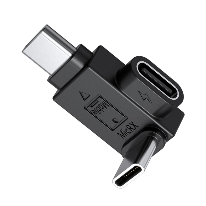 QUU ถาวร USB C Link Type C Data Transfer Link เนื้อพลาสติก Type C โปรเซสเซอร์