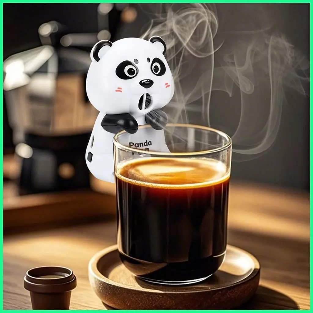 พัดลมระบายความร้อนกาแฟ Panda 3 ระดับ แบบพกพา thumbnail 4