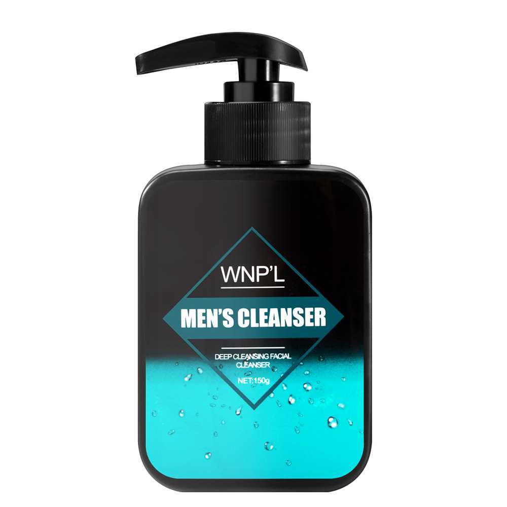 Men face wash 150g facial cleanser gentle acne cleanser oily skin cleansing foam men facial wash