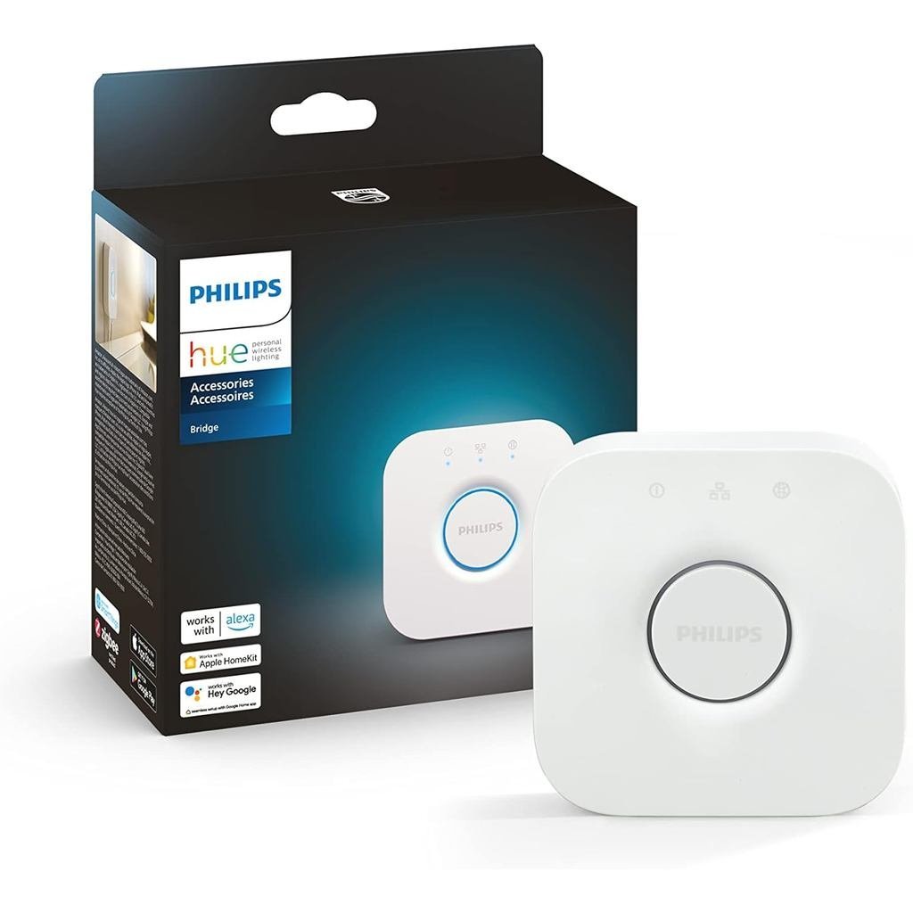 Philips Hue Bridge ปลดล็อคระบบสะพาน Hue เต็มรูปแบบ การควบคุมหลายห้องและนอกในบ้าน สร้างการและโซน ฮับแ