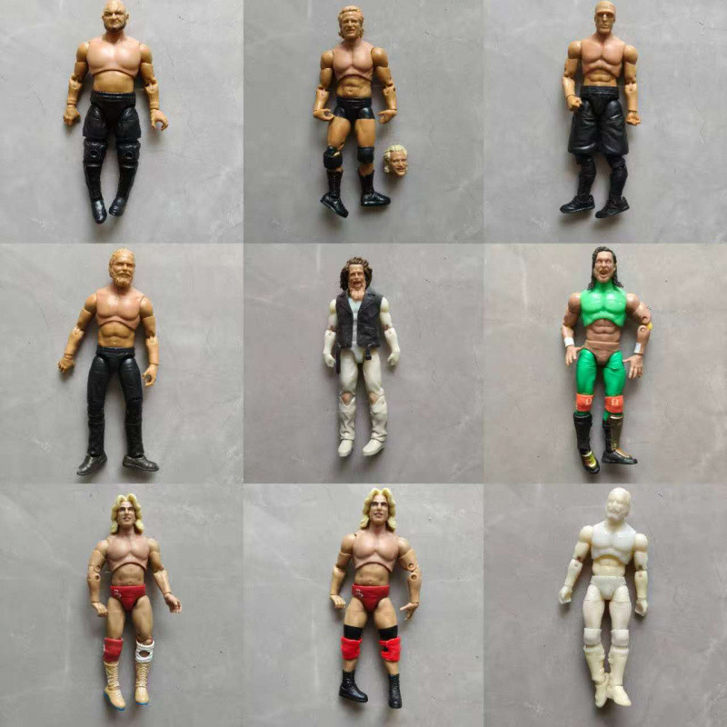 AEW Wrestler Doll Plain Model 6-7 นิ้ว Action Figure DIY Body