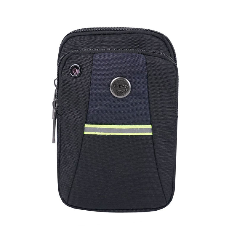 เหมาะสําหรับถือ 23 ซม.Xiaomi nov ไหล่ Crossbody กระเป๋าโทรศัพท์มือถือรุ่นแนวตั้งผู้ชายสามชั้นซิปตารา