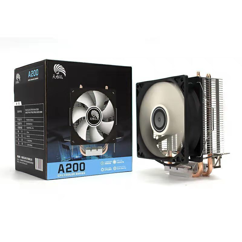 Tianjifeng A200 พัดลมท่อร้อน 9 ซม.คอมพิวเตอร์เดสก์ท็อป 115X/1700 แพลตฟอร์มเพิ่มเติม Silent CPU หม้อน