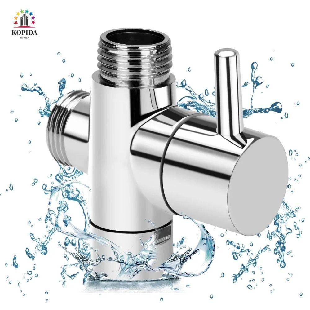 WILLIS 3 Way Shower Head Diverter Valve,สามฟังก์ชั่น T-adapter 3 Way Switch Faucet Valve,วาล์วเครื่อ
