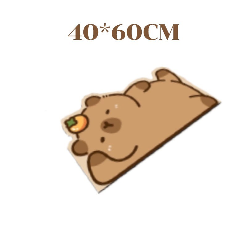Capybaraพรม 4060CM มีกันลื่น พรมห้องน้ำ ดูดซับน้ำได้ดี รูปที่ 5