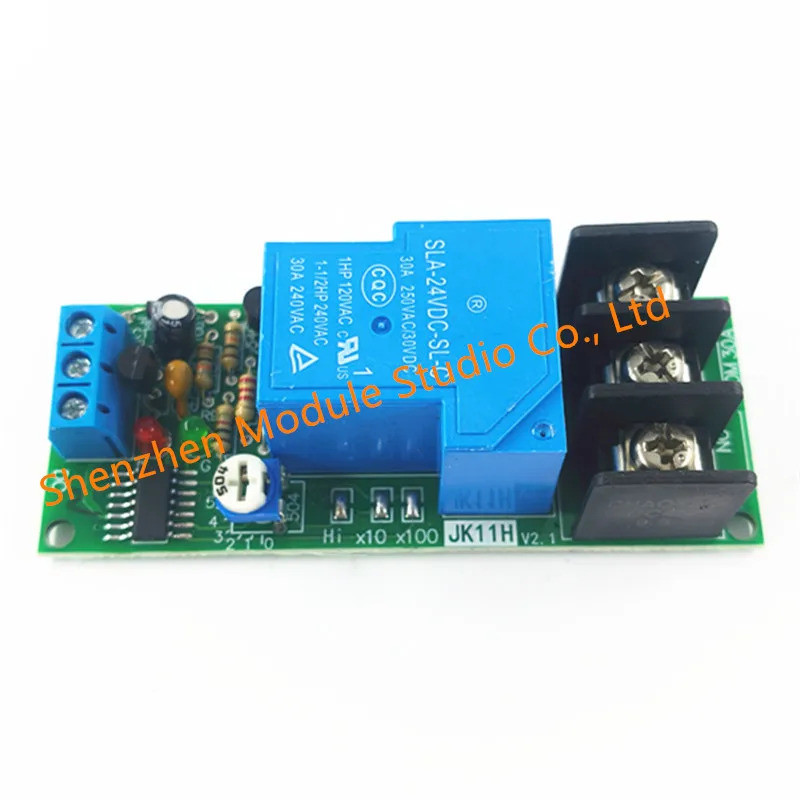 HB HB JK11H High-power 30A โมดูลรีเลย์หน่วงเวลา 12V24V Circuit Timer สวิทช์ควบคุม 1-10000s Delay ปรั