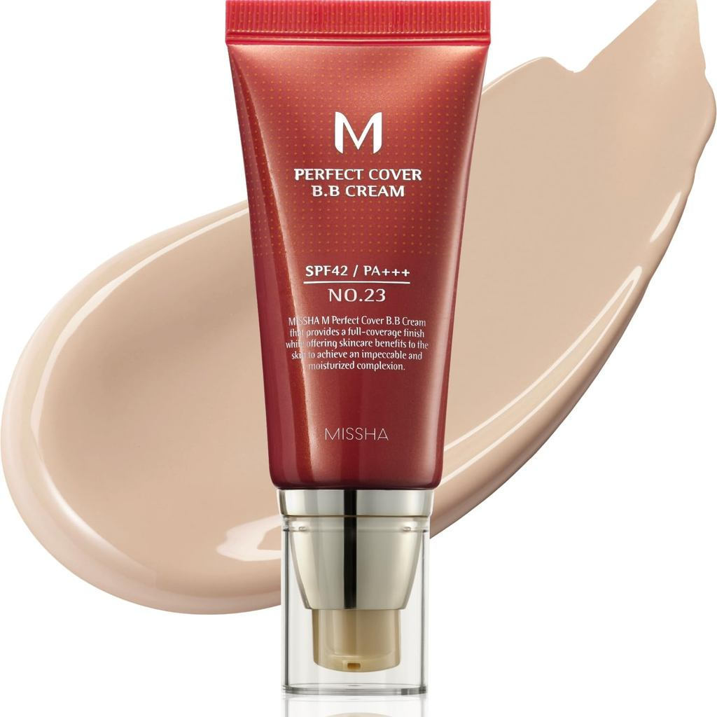 MISSHAMPerfectCoverBB23 Beige-Light Color/Medium Color, with Cool Tone/Neutral Tone SPF42PA+++1.69oz