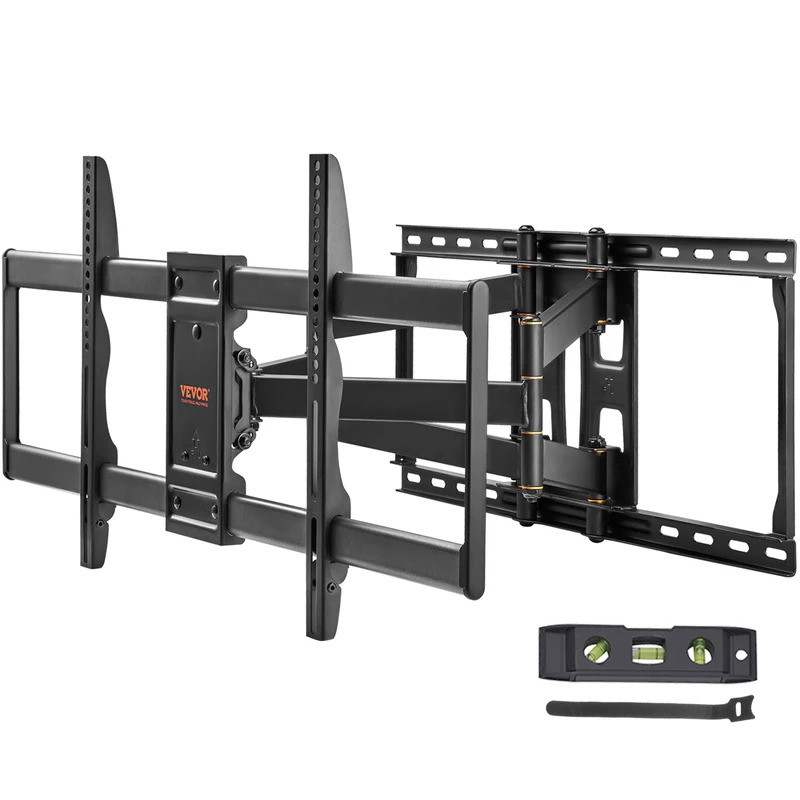 Succbuy Full Motion TV Mount Fit สําหรับ 26-90in ทีวีหมุนเอียงปรับแนวนอน TV Wall Mount Bracket W/ Ar