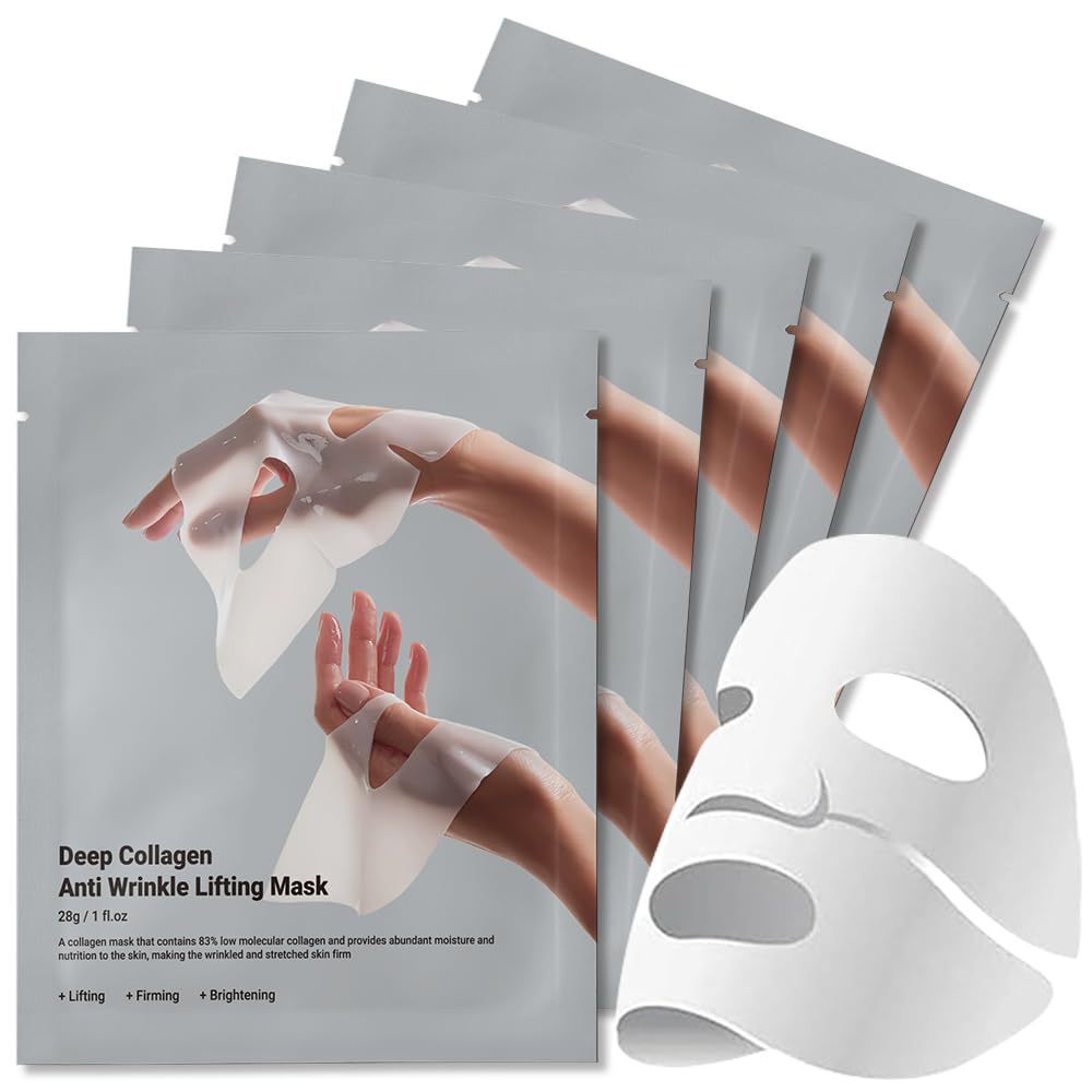 การรับรองคอลลาเจนแยกวันขายร้อนพร้อมสต็อกให้ความชุ่มชื้นสีขาวถึง fda Protein Mask Moisturizing Transp