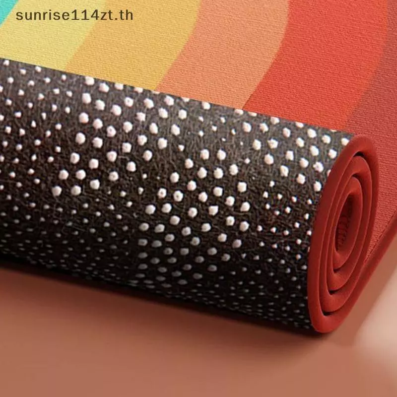 เสื่อยางโยคะและกระโดดเชือก สีสายรุ้ง thumbnail 5