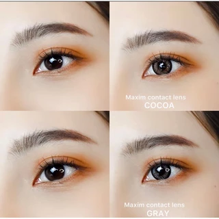 maxim คอนแทคเลน์สี รายเดือน รุ่นตาสวย กล่องสีฟ้า (1กล่อง 1 คู่)