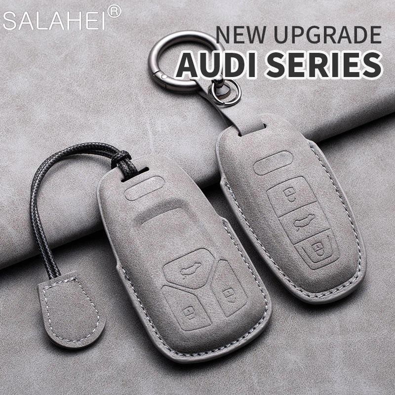 ฝาครอบกุญแจรถสําหรับ Audi A1 A4 B9 A5 A6 A7 A8 C8 8S 8W Quattro Q3 Q5 Q7 4M S4 S5 S7 TTTS TF RSSI อุ