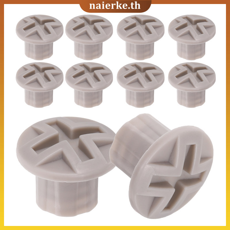 10 ชิ้นสไลด์อุปกรณ์เสริมพลาสติก Fixing Caps Playtime สกรูครอบคลุม Rail อะไหล่ naierke