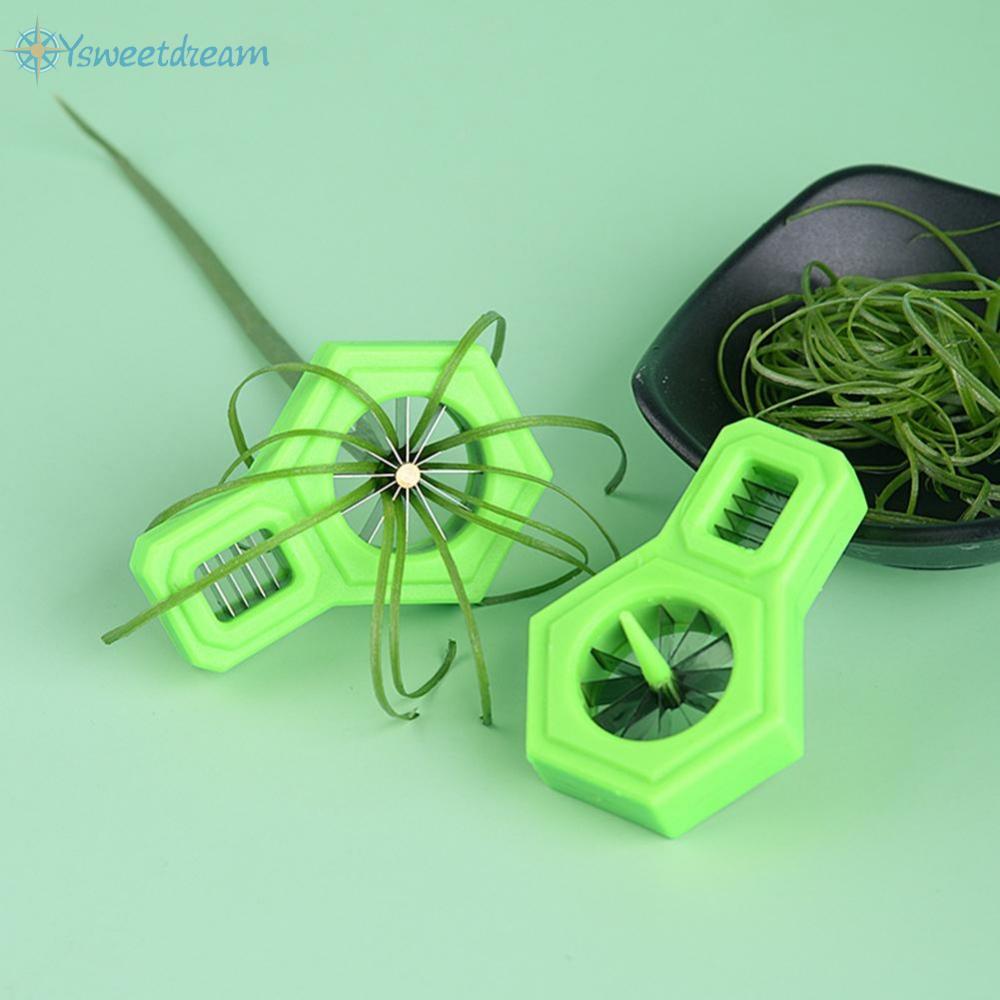 【SWTDRM】Green Onion Slicer Safe Meal Preparation Easy Maintenance Compact Kitchen Gadget