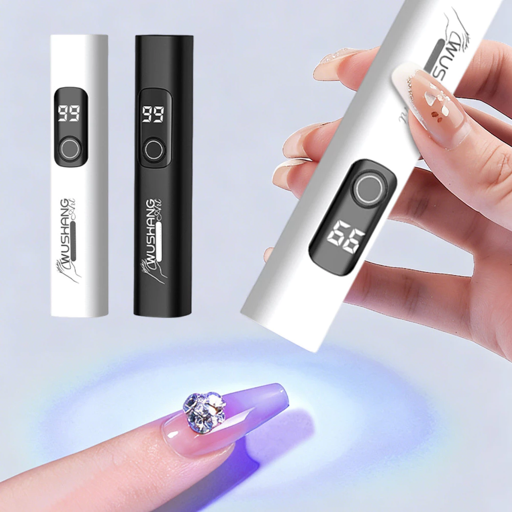 Portable UV Mini Nail Lamp LED Flashlight Quick All Gel Polish Dry Light Rechargeable Manicure Tool