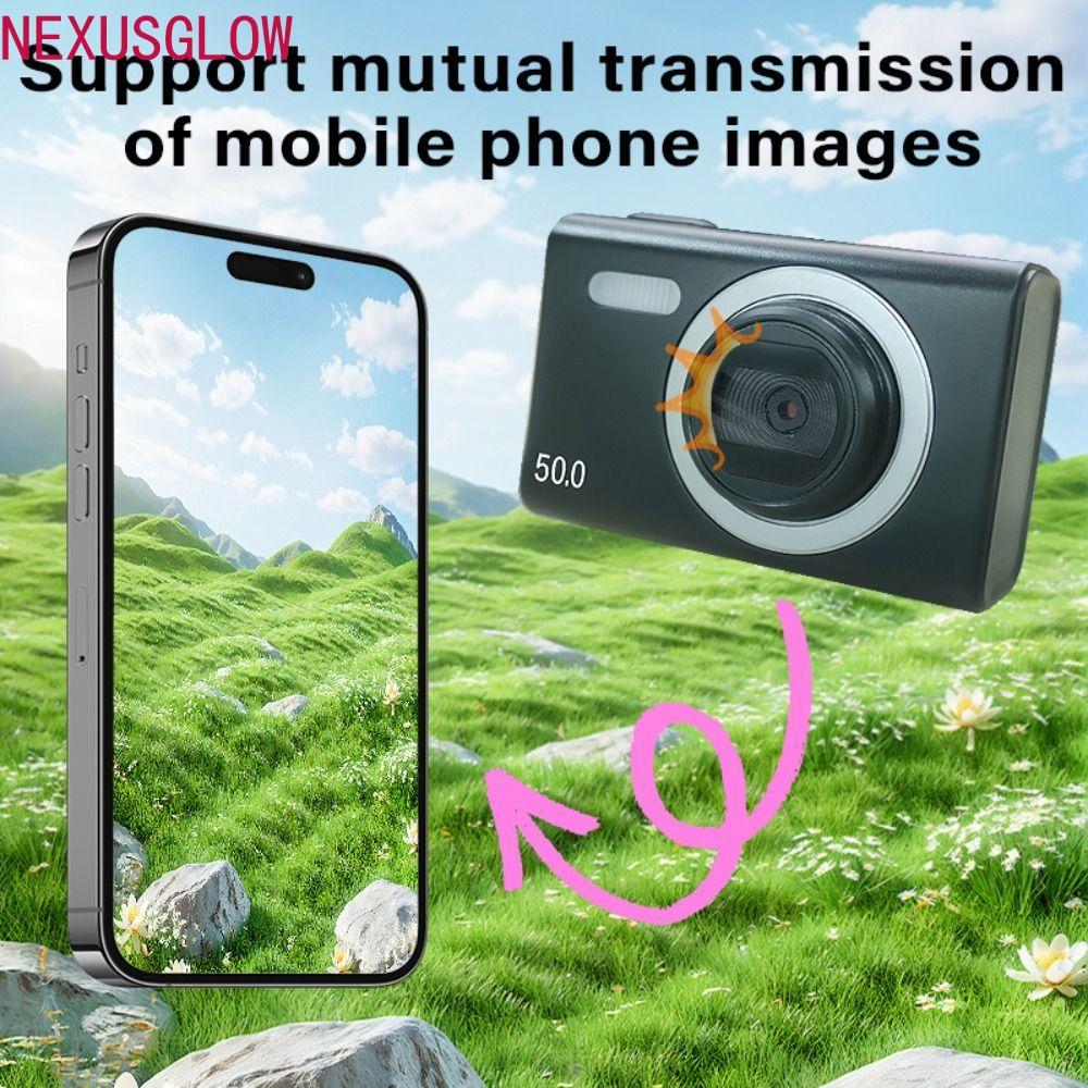 NEXUSGLOW Children Mini Digital Camera, Small Kids Camera, Video Camera Selfie HD Slr Toys Kids HD C