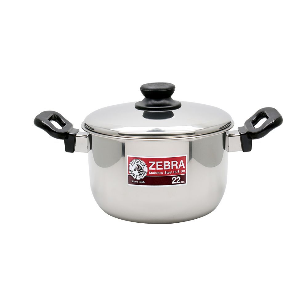 ZEBRA หม้อหุงต้ม TIGER 22 ซม. ZEBRA TIGER POT 22 CM.