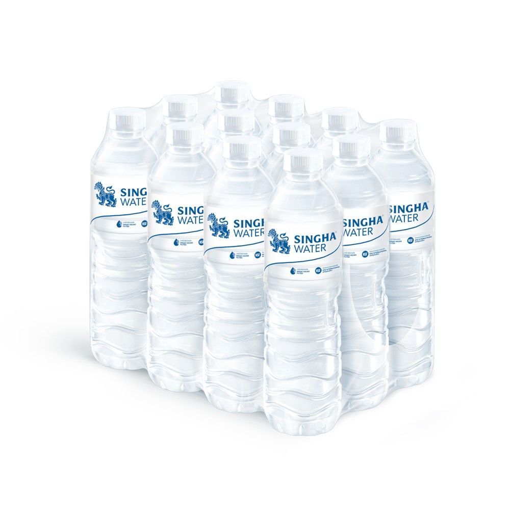 [สินค้าส่งด่วน] สิงห์น้ำดื่ม600มล. แพ็ค 12 SINGHA DRINKING WATER 600ML. PACK 12