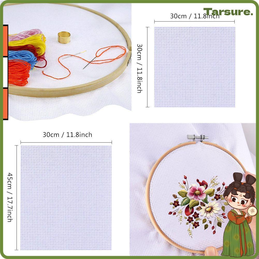 TARSURETH Aida Cloth Craft DIY Cotton Stitching Cross