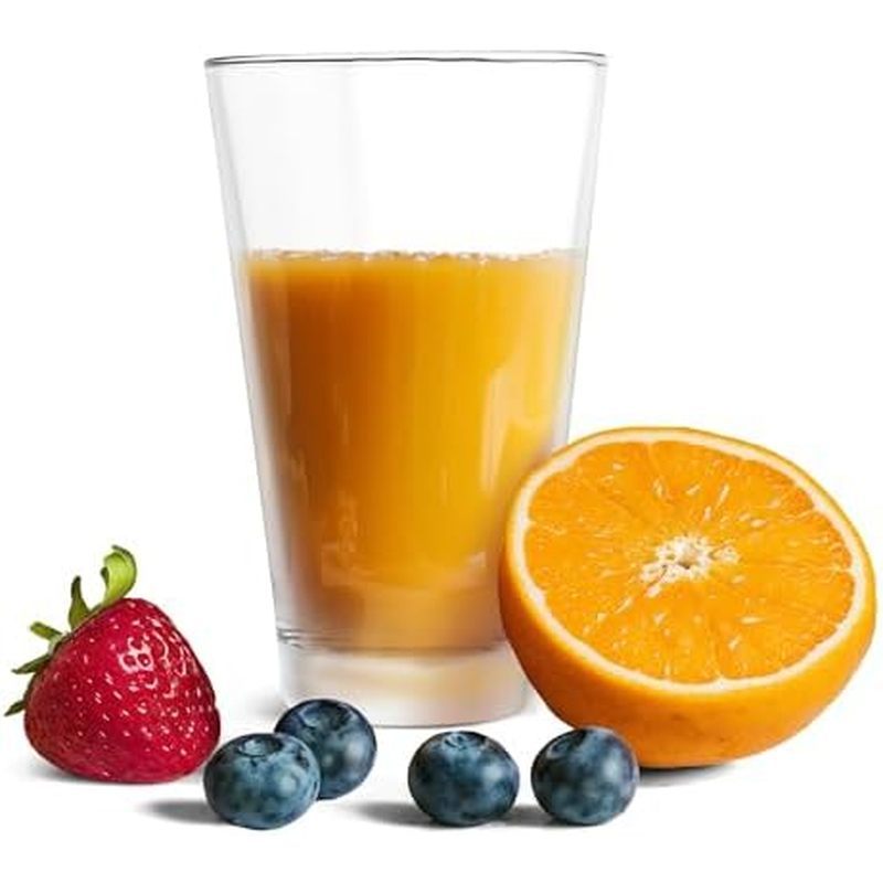 Vikko Drinking Glasses, 9.5 Ounce Water Tumblers, Set of 6 All Purpose Glass Cups, Thick and Durable