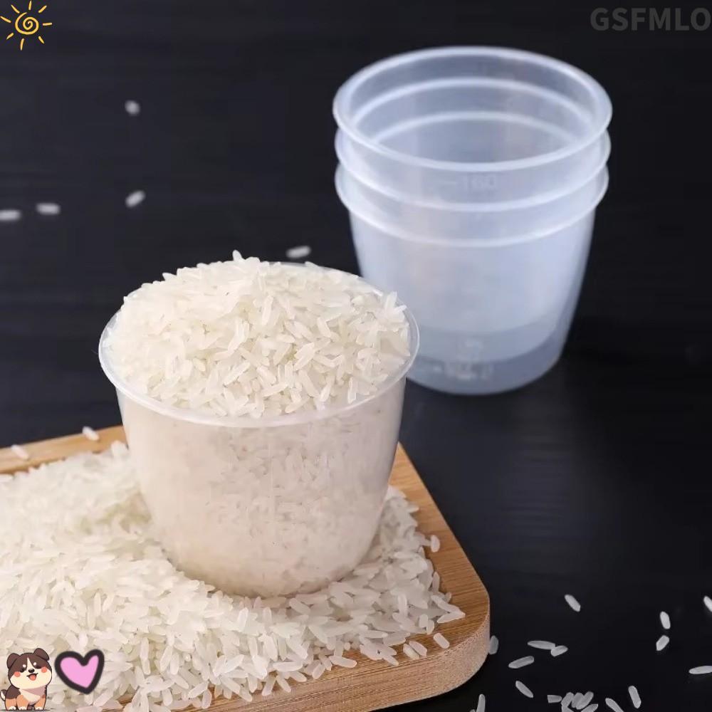 GSFMLO ถ้วยตวงข้าว, 100/160 มล. พร้อมเหยือกตวงขนาด, เครื่องชั่งครัวดิจิตอลพลาสติกขนาดเล็ก อุปกรณ์เบเกอรี่