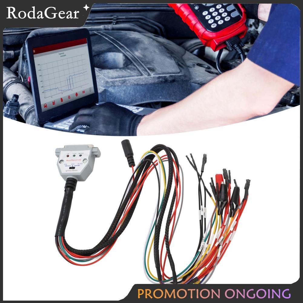 RodaGear Qiilu 3 ไฟ LED BOOT Bench สำหรับ SM2 PRO J2534 VCI DB25 พร้อมสวิตช์ ECU Pinout อ่านเขียน