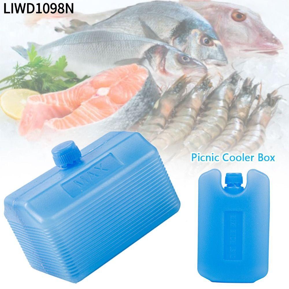 LIWD1098N 1/2/3PCS Ice Box, PE Refrigeration Ice Crystal Box,Reusable Keep Fresh Air Conditioning Fa