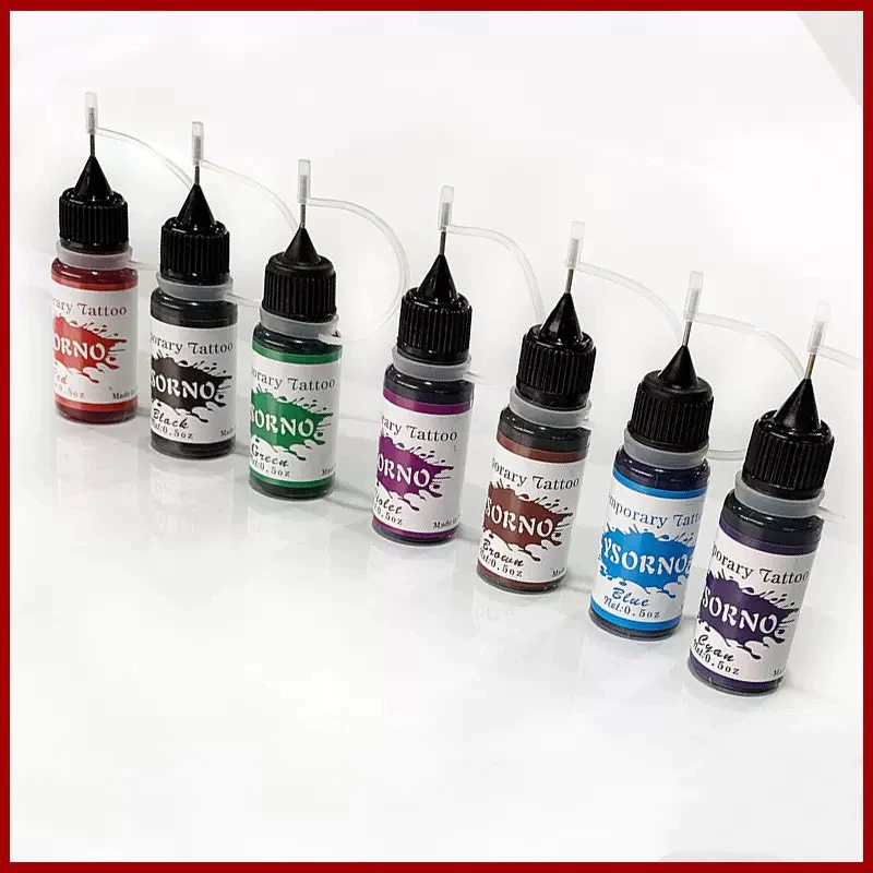 DZB HOME [พร้อมส่ง] ชุดหมึกสัก Tattoo ชั่วคราว กันน้ำ ติดทนนาน 7-15 วัน มีให้เลือกหลายสี สวยง่ายไม่ต้องเจ็บตัว
